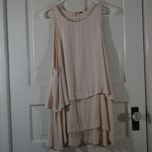 Free People Layered Silk Tunic